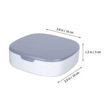 Plastic Jewelry Storage Box with Built-in Mirror (1 Pc)