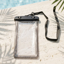 Black waterproof phone case underwater shot