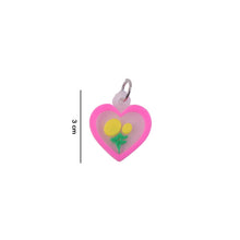 flower design keyring charms