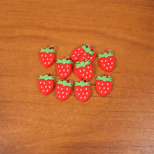 strawberry themed keychain pack