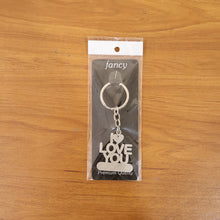 Premium Metal Love You Keychain 1 Pc