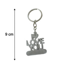Premium Metal Love You Keychain 1 Pc