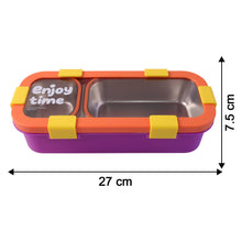 divided lunch box steel container