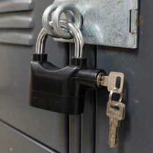 Heavy Duty Security Alarm Padlock with Built In Sound Alert System With 3 keys