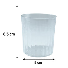 stackable glass drinkware set