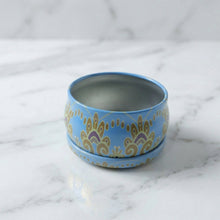 Premium Decorative Mandala Printed Metal Candle Container (1 Pc)