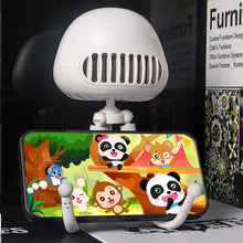 USB fan with projector