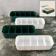 5 Compartments Socks / Handkerchief / Underwear Storage Boxes, Socks tray (pack of 4)