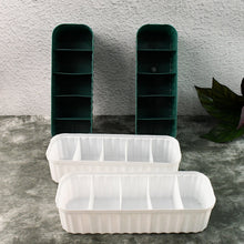 5 Compartments Socks / Handkerchief / Underwear Storage Boxes, Socks tray (pack of 4)