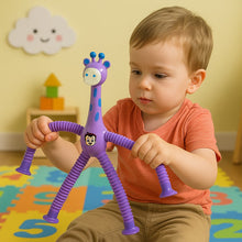 Fun giraffe stretchable spring