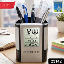 Desk Organizer with Digital Clock