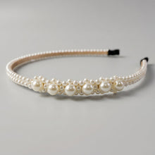 Pearl Beaded Designer Hairband for Women Stylish Headband (1 Pc)