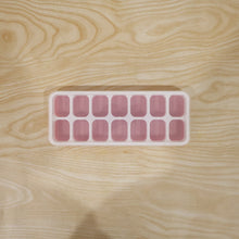 Multipurpose Plastic Ice Cube Tray With Lid (1 Pc, 14 Gride / Pink)