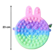 Cute Caterpillar Shape Pop It Silicone Pencil Pouch (1 Pc)