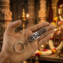 radha krishna engraved keychain