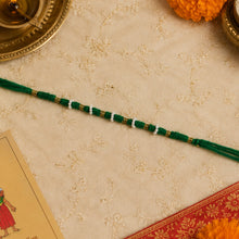 Cotton Green Thread Rakhi