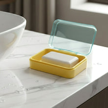 Cartoon smiley soap storage box