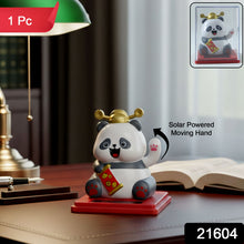 Cute waving panda solar toy