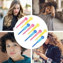 Easy use hair curling rollers