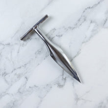 Stainless Steel Coconut Breaker Tool with Comfortable T-Handle (1 Pc)