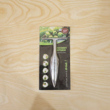 Stainless Steel Coconut Breaker Tool with Comfortable T-Handle (1 Pc)
