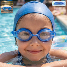 kids professional swimming goggles anti fog coating adjustable strap