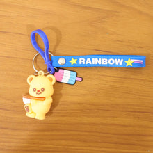 Cute animal themed key ring