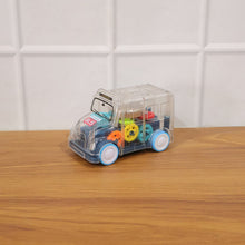  transparent toy bus with sound