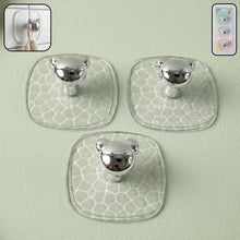All-Plastic Adhesive Wall Hooks - Strong, No Damage, Easy to Install (3 Pc Set)