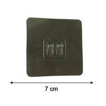 Adhesive wall hook size illustration