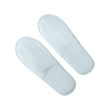 Hotel Style White Bedroom Slippers