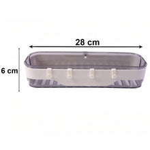 Stylish Bathroom Wall Shelf – 1 Pc, Multi-Purpose Storage Organizer with Hooks