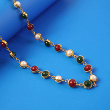 Pearl stone necklace