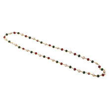 Ethnic pearl necklace