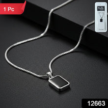 Premium Stainless-Steel Men’s Fashion Pendant Chain (1 Pc)