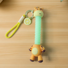 Cute Giraffe Cartoon Keychain (1 Pc)