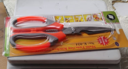 Multi-Function Kitchen Scissors for Veggies, Meat & Seafood with Bottle Opener