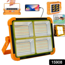  High-Brightness Solar LED Flood Light with Power Bank - in-use lifestyle shot