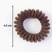 Soft Stretchable Telephone Wire Style Hair Bands Set (1 Pc)