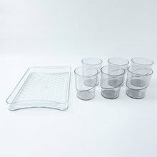 Glass Tumblers with Tray