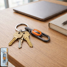 Premium Metal Carabiner Key Holder Keychain with Key Ring (1 Pc)