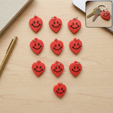 Smiley Heart Keychain