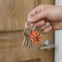 sports keychain basketball design