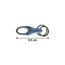 Stylish Metal Key Holder Keychain with Secure Lock Clip 1 Pc