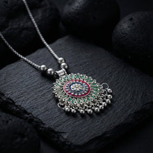 Floral mandala pendant
