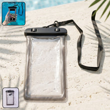 Black waterproof mobile pouch cover main view