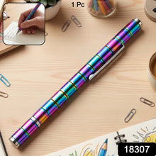 Magnetic Metal Writing Pen with Fidget Spinner Function - 1 Pc