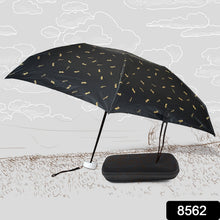  3-Fold Cute Umbrella Sun and Rain Protection UV Shield - comparison shot