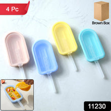  reusable silicone popsicle mold set