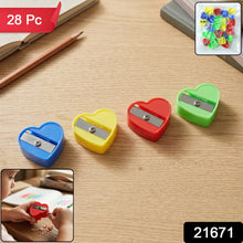 cute heart pencil sharpener set